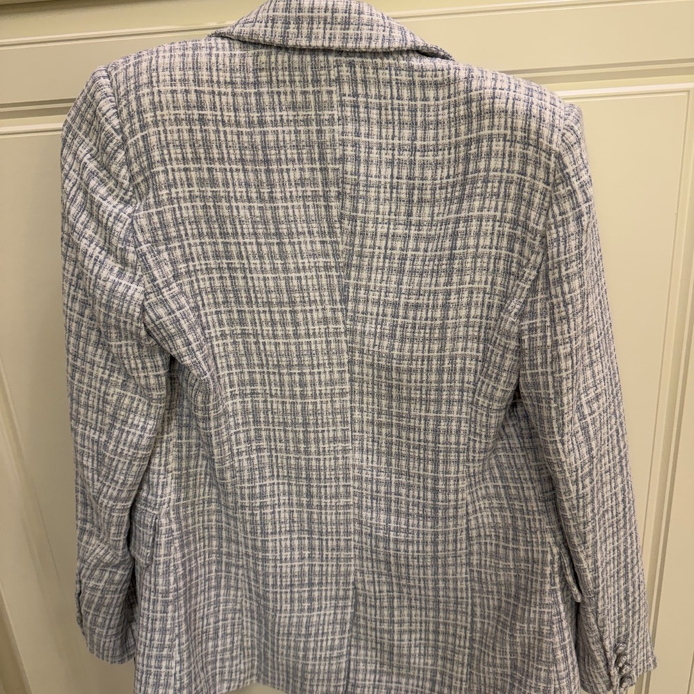Avec Les Filles Women's Whipstitch Tweed Blazer XS - Picture 11 of 12